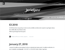 Tablet Screenshot of jerieljan.com